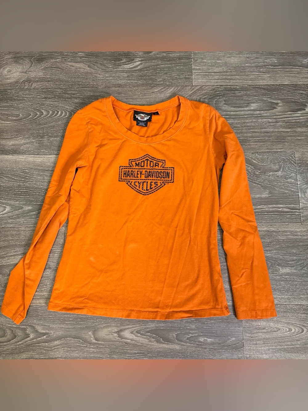 Harley Davidson long sleeve scoop neck